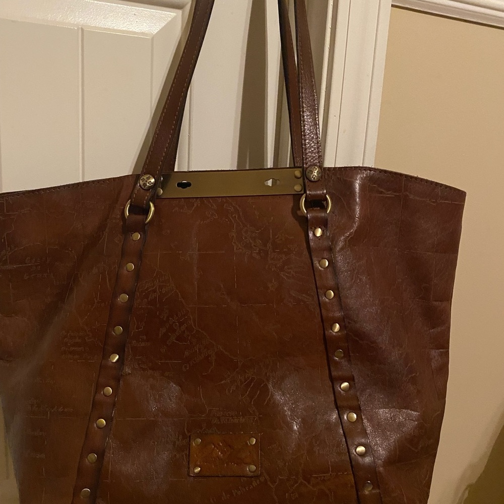 Patricia Nash Genuine Leather Brown Purse